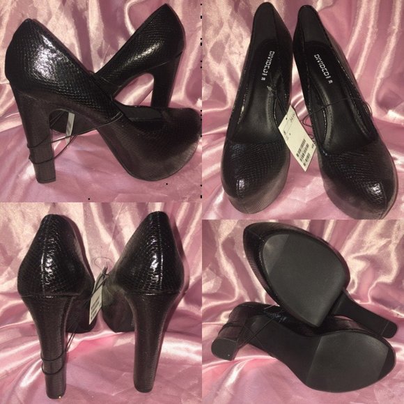 Lot of 3 NEW H&M Women's Size 8 Platforms Chunky Heels Shoes - Picture 3 of 4